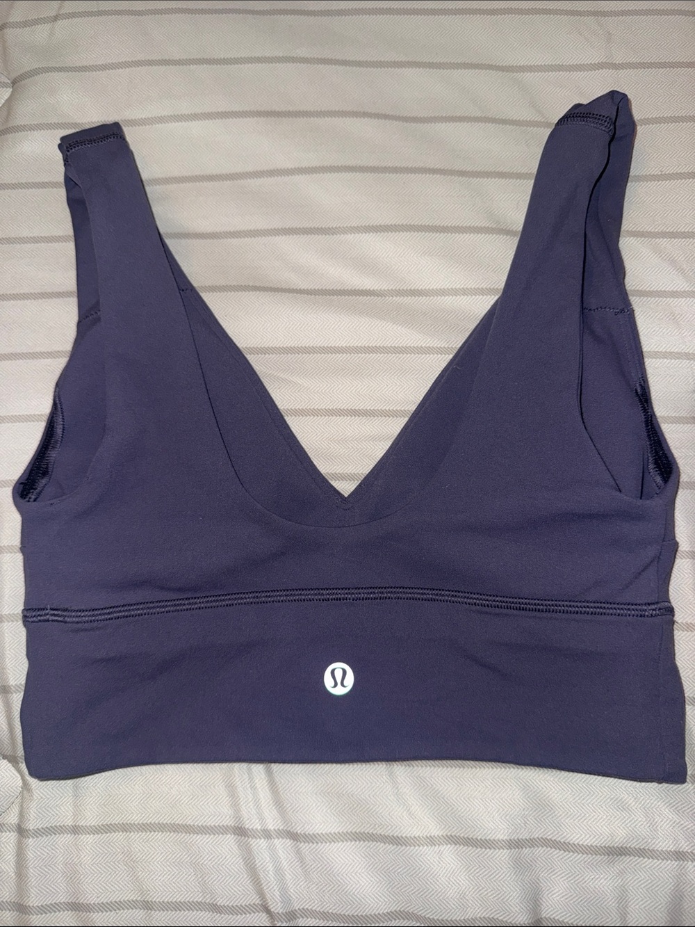lululemon athletica Deep Plum V‑Neck Padded Sports Bra